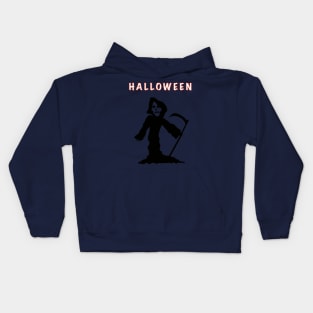 Halloween scary ghost I'm going to see you boo Kids Hoodie